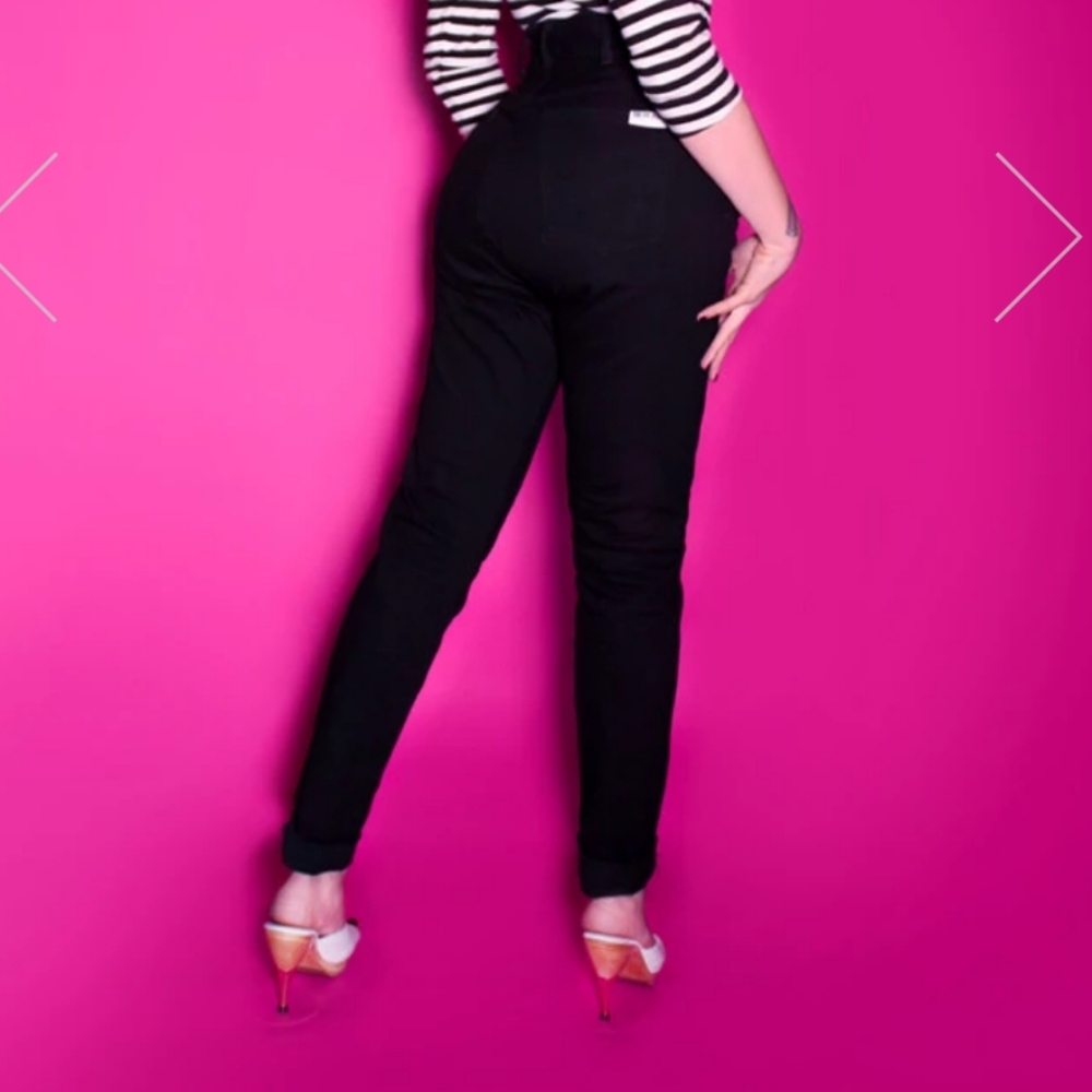 Bad Girl Denim HighWaisted Raven Black Jeans Pet